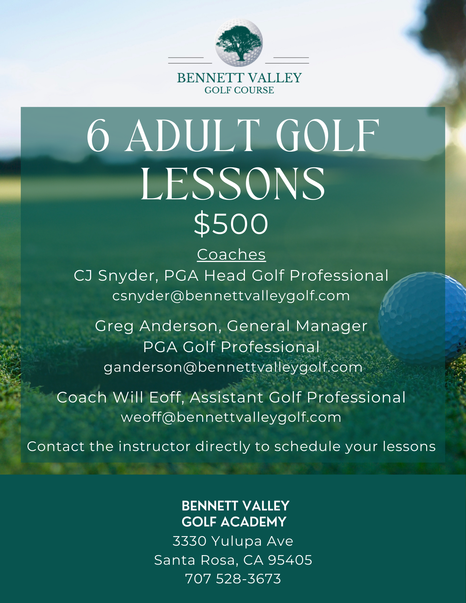 BVGC Golf Lesson 6