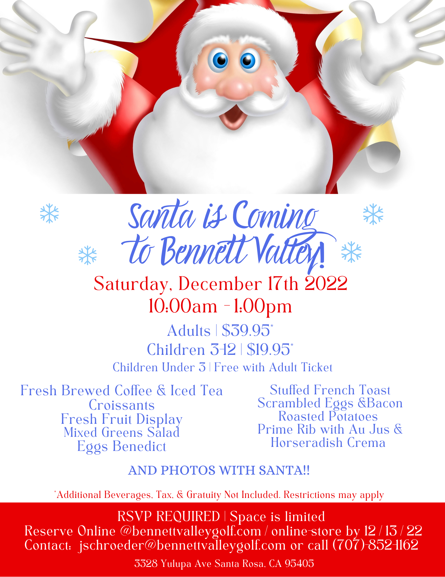 NEW Brunch with Santa