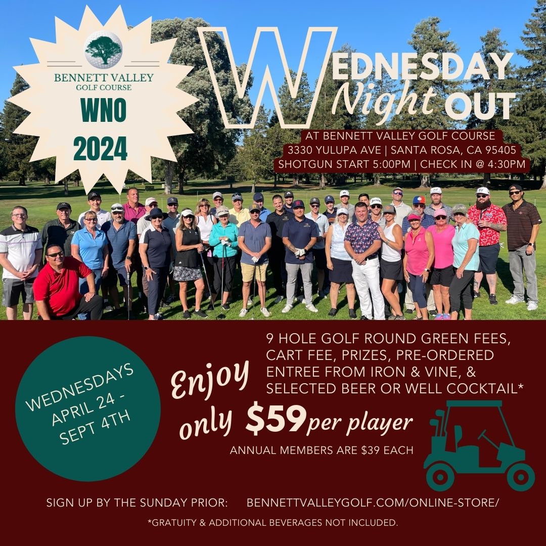 Wednesday Night Out $59 per player, per session ($39 for members)
