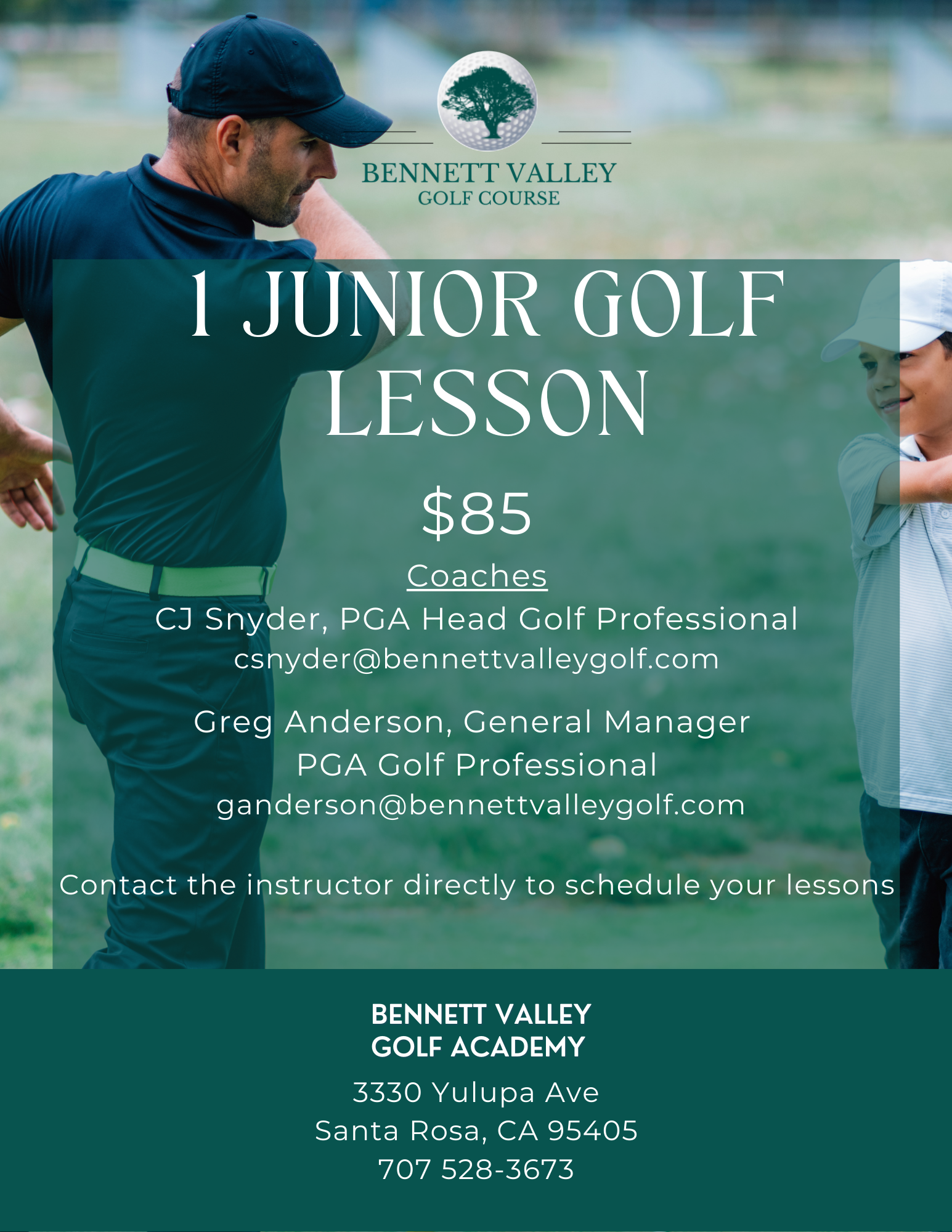 Junior BVGC Golf Lesson 1