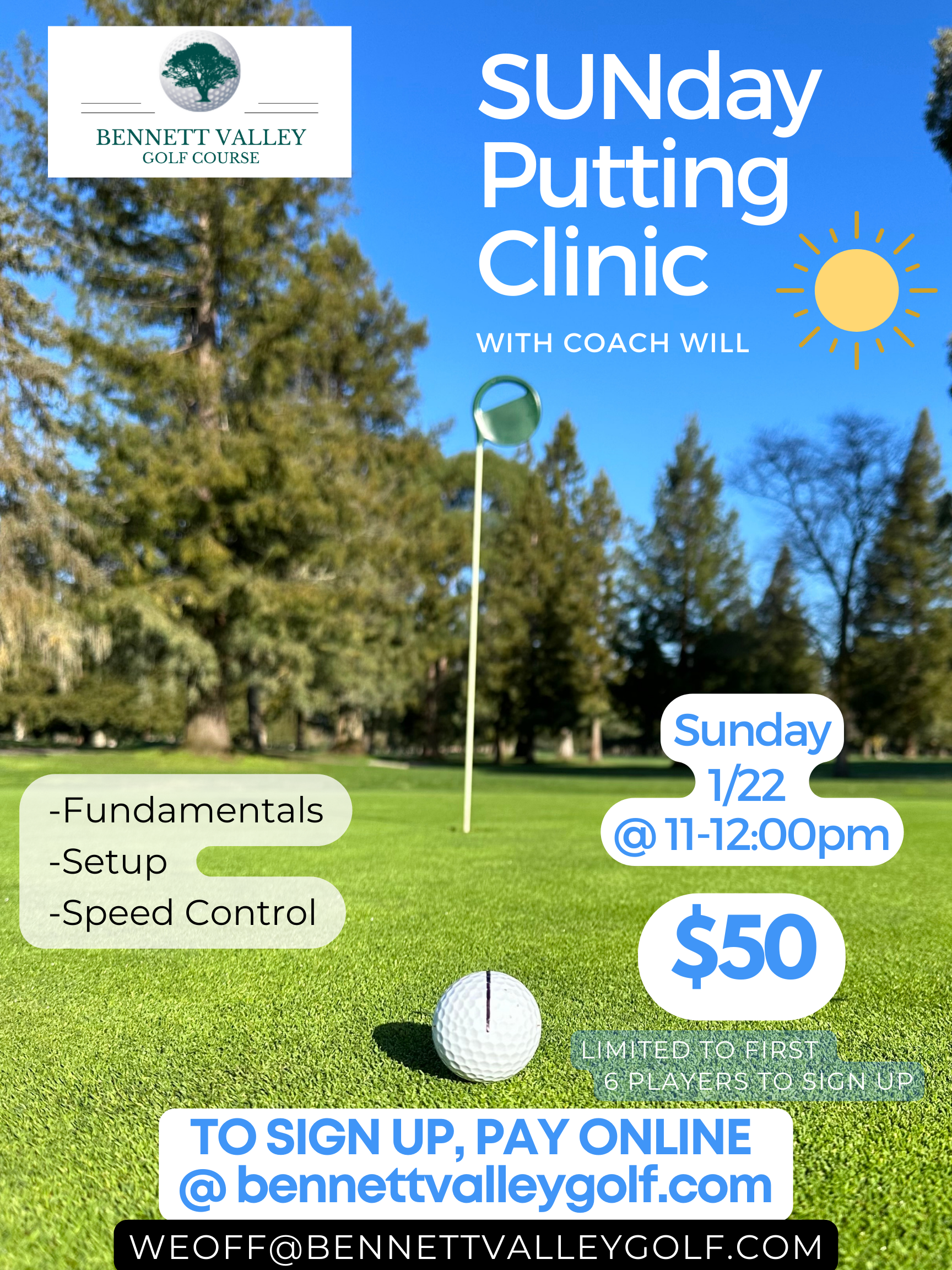 Pop Up Putting Clinic 1