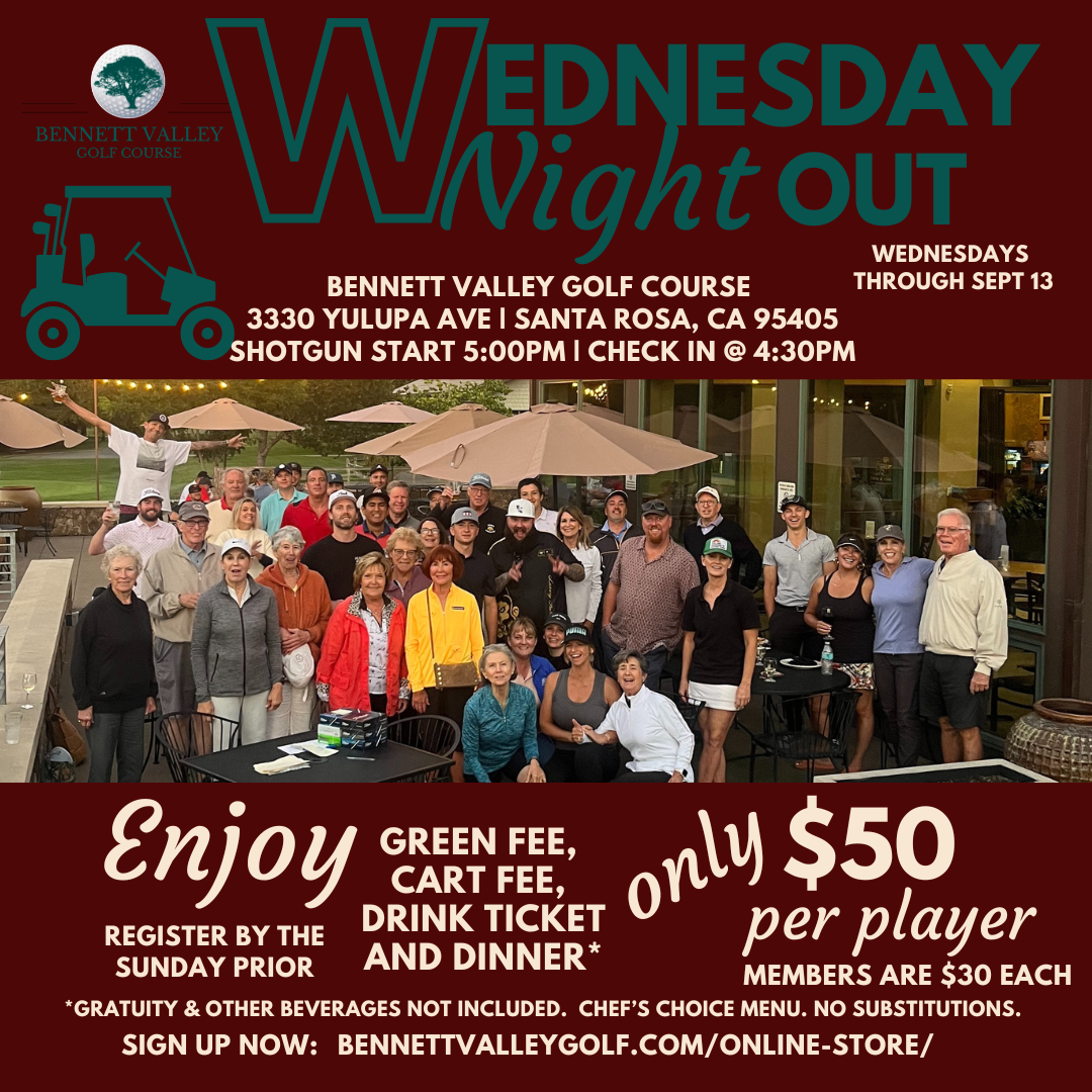 Wednesday Night Out $50 per player, per session ($30 for members)